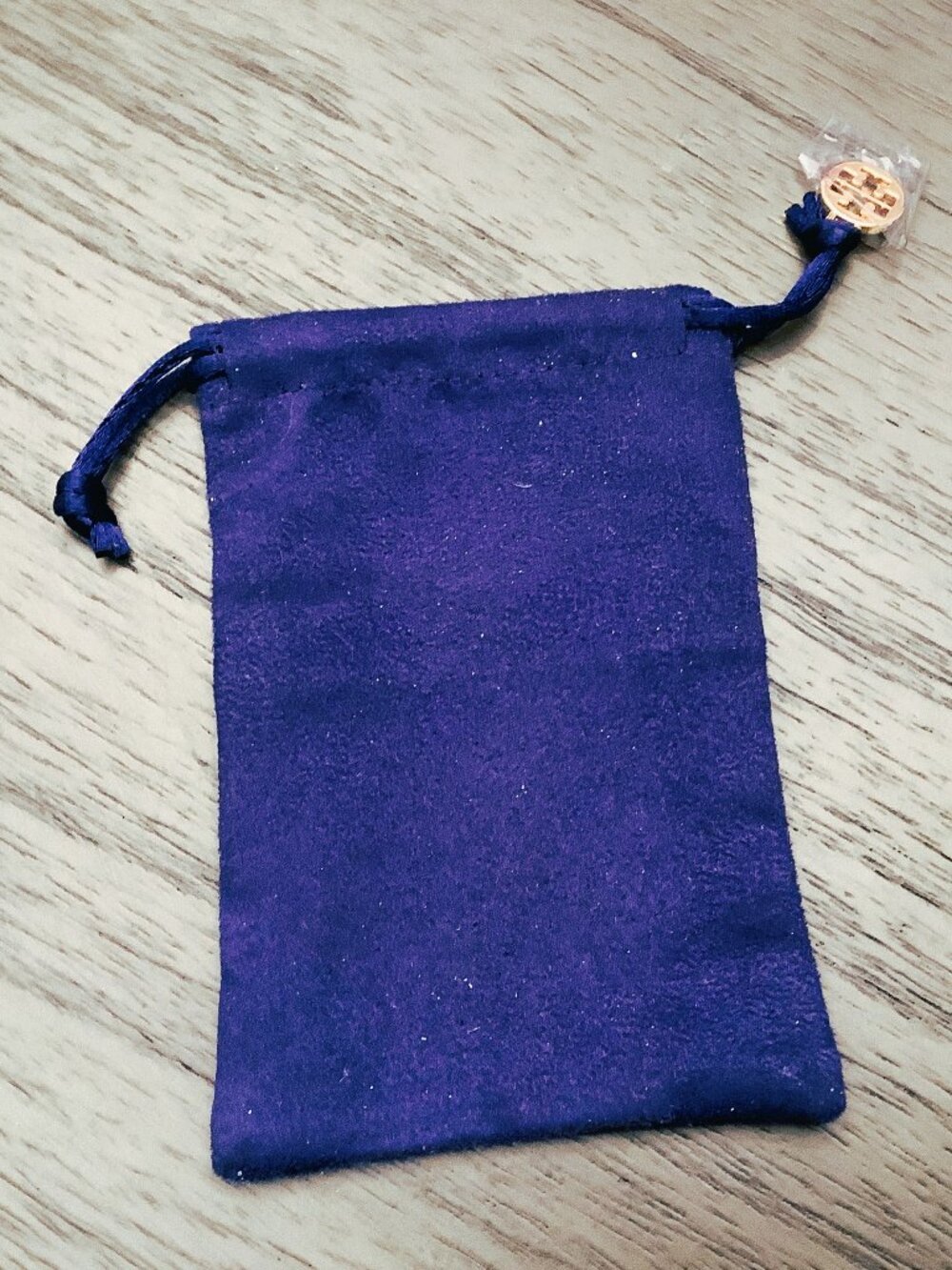 Tory Burch Jewelry Pouch Bag  with Logo Charm